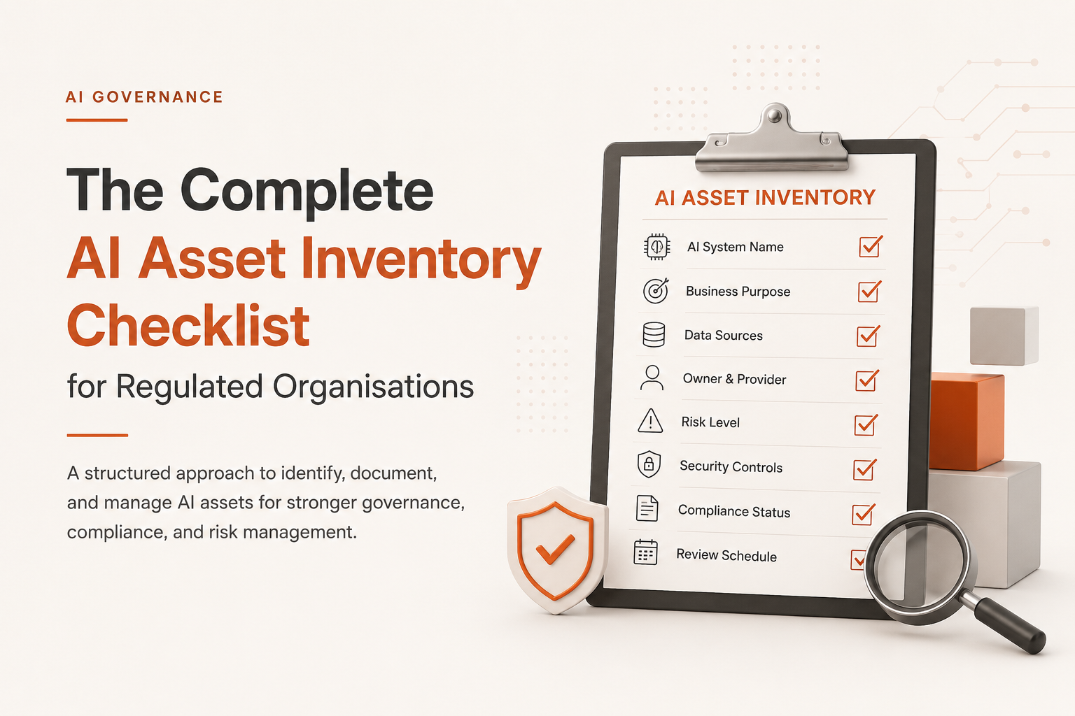 AI Asset Inventory Checklist for AI Compliance Guide