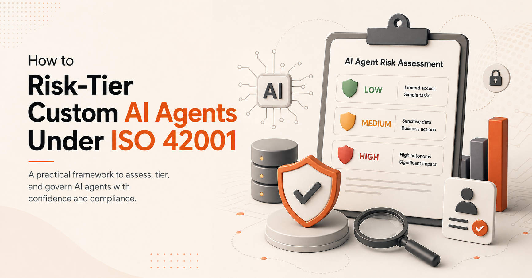 How to Risk-Tier Custom AI Agents Under ISO 42001